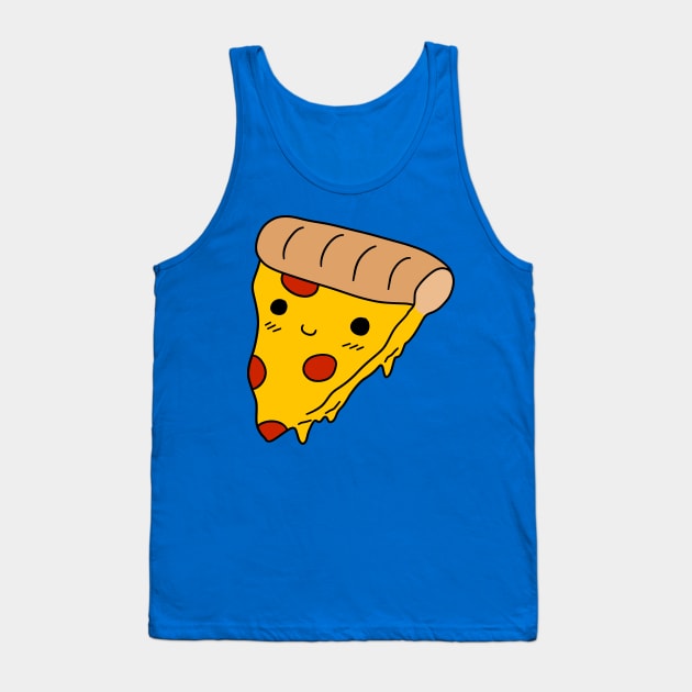 Happy Pizza Slice Tank Top by saradaboru